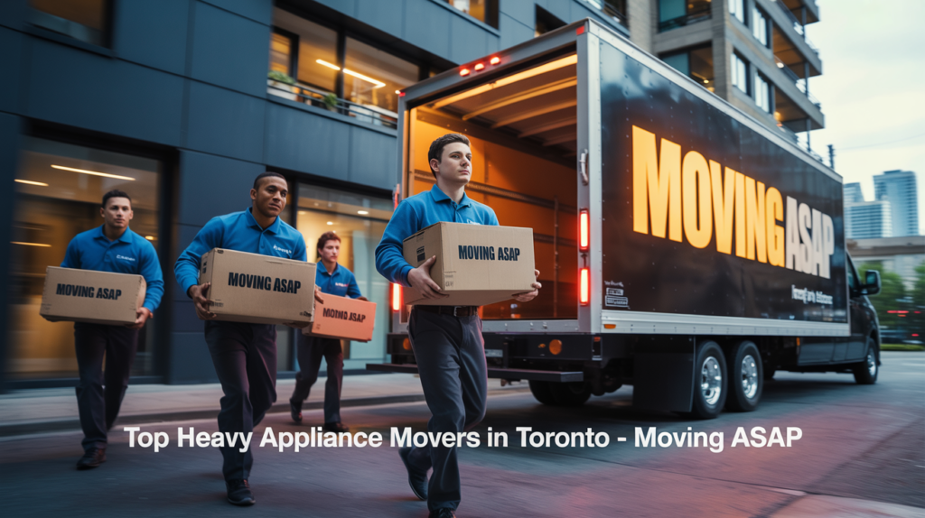 Top Heavy Appliance Movers in Toronto - Moving ASAP