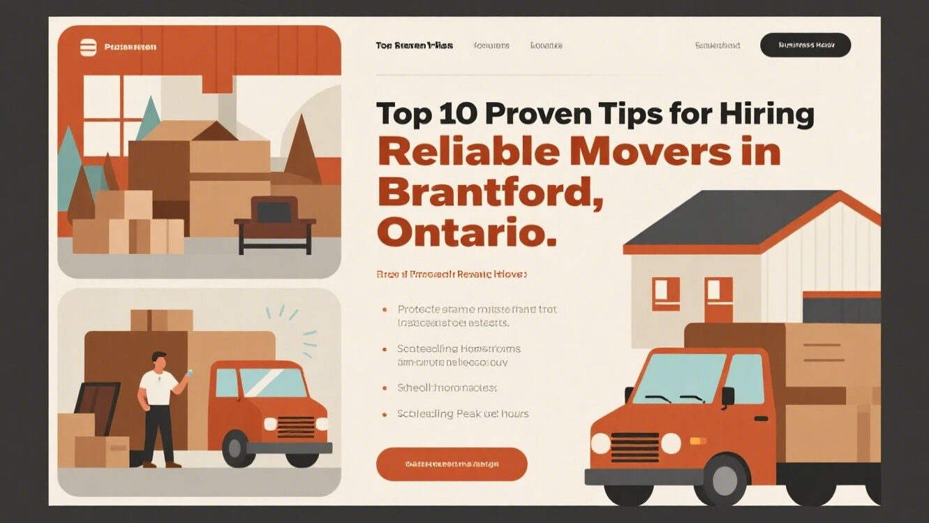 Hiring Reliable Movers in Brantford, Ontario