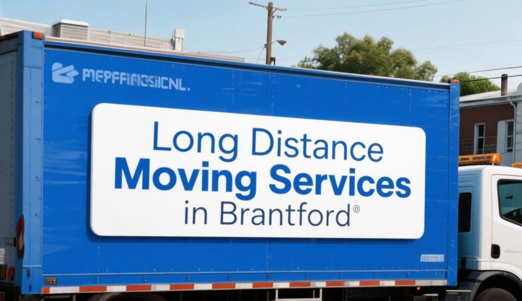 Long Distance Movers Services in Brantford