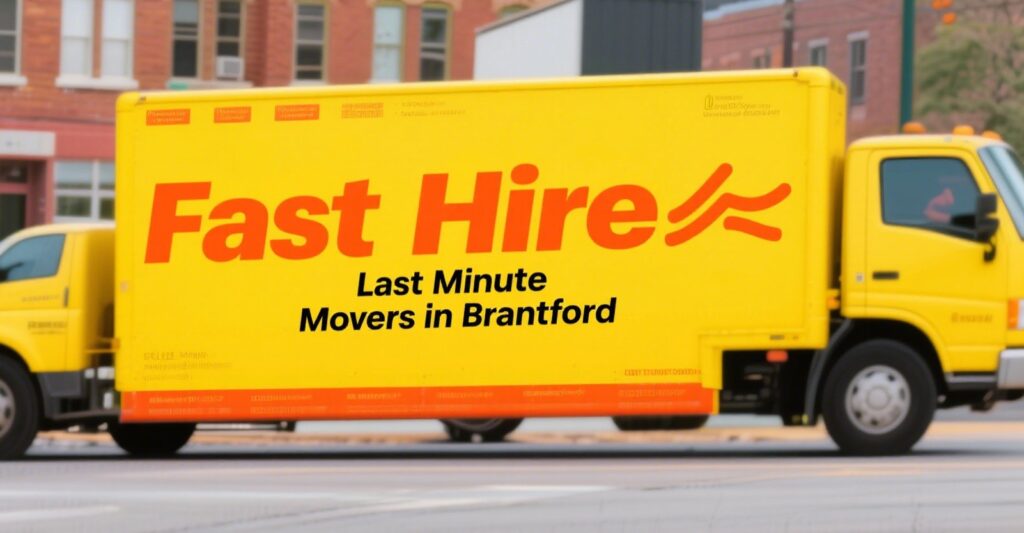 Why Choose Last Minute Movers in Brantford