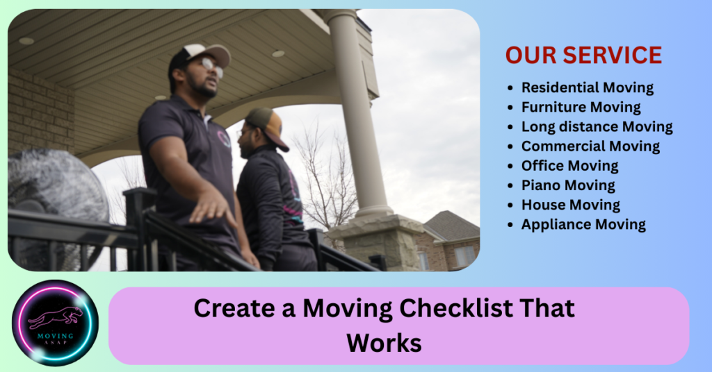 Create a Moving Checklist That Works