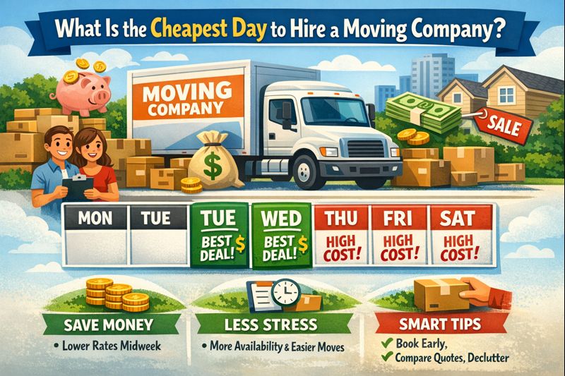 What Is the Cheapest Day to Hire a Moving Company: How to Save on Your Move