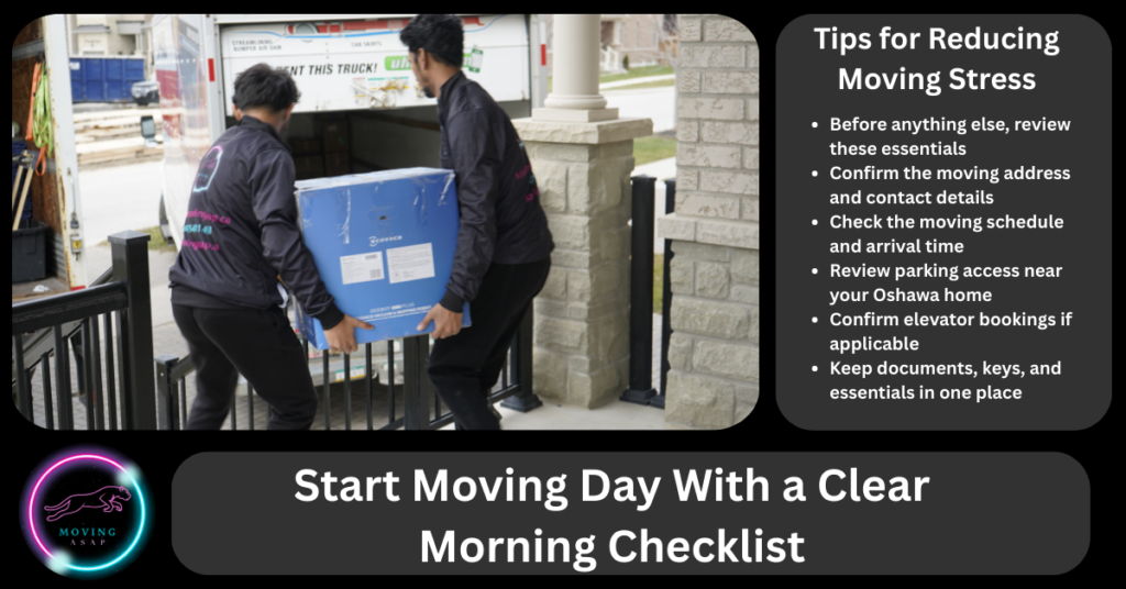 Start Moving Day With a Clear Morning Checklist